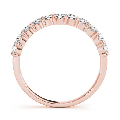 Solange Straight Channel-edge Diamond Band