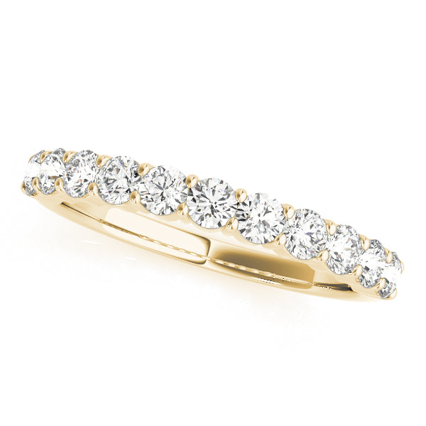 Solange Straight Channel-edge Diamond Band