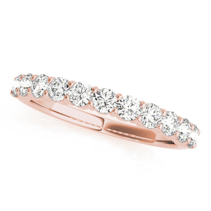 Solange Straight Channel-edge Diamond Band