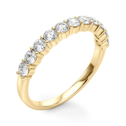Solange Straight Channel-edge Diamond Band