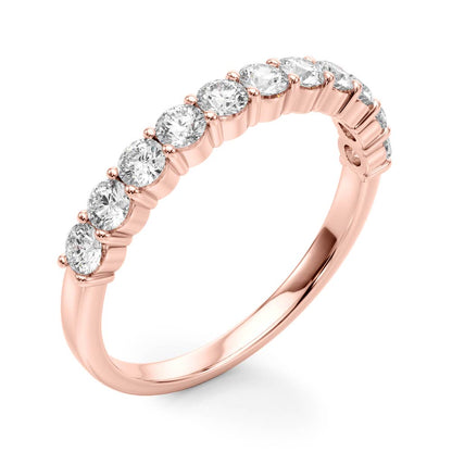 Solange Straight Channel-edge Diamond Band