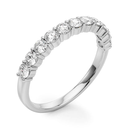 Solange Straight Channel-edge Diamond Band