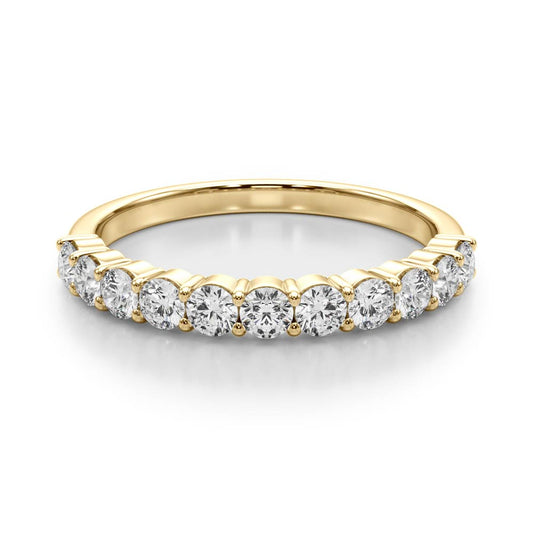 Solange Straight Channel-Edge Diamond Band