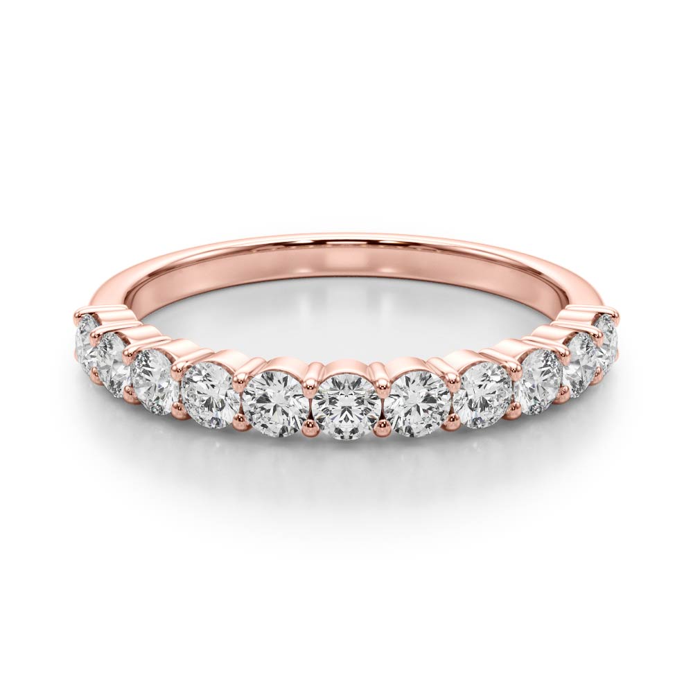 Solange Straight Channel-edge Diamond Band