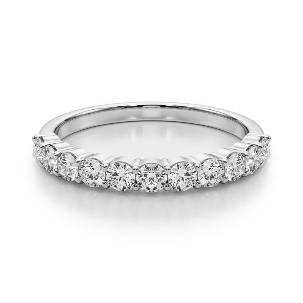 Solange Straight Channel-edge Diamond Band