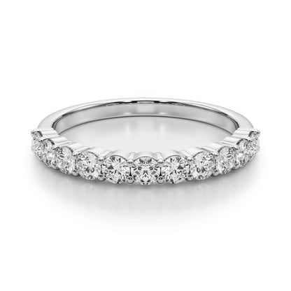 Solange Straight Channel-edge Diamond Band