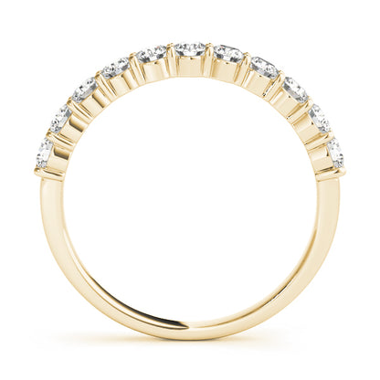 Solange Straight Channel-edge Diamond Band