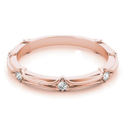 Filigree Diamond Stackable Band – 0.14 ct