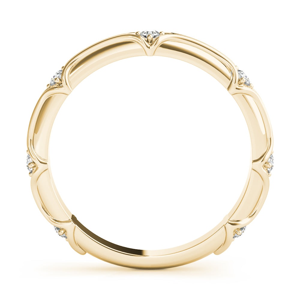 Filigree Diamond Stackable Band – 0.14 ct