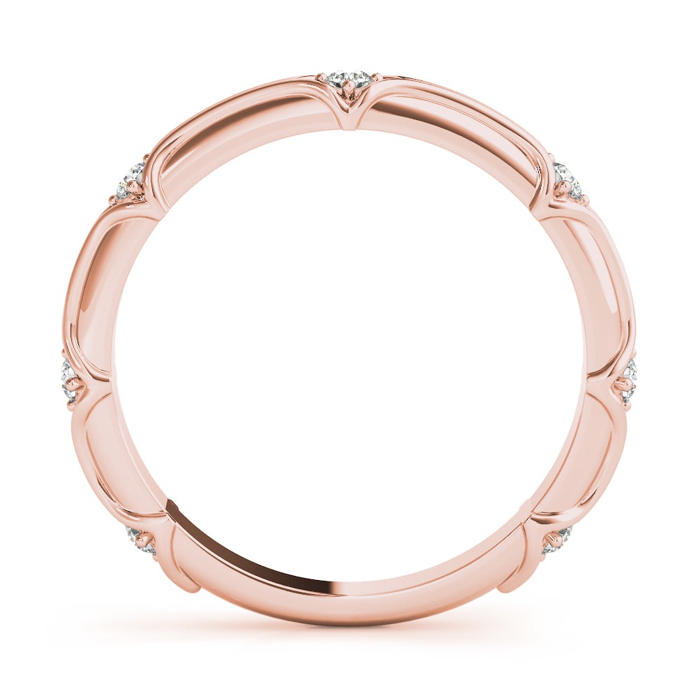 Filigree Diamond Stackable Band – 0.14 ct