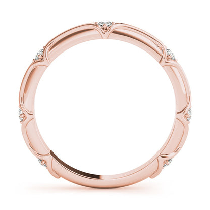Filigree Diamond Stackable Band – 0.14 ct