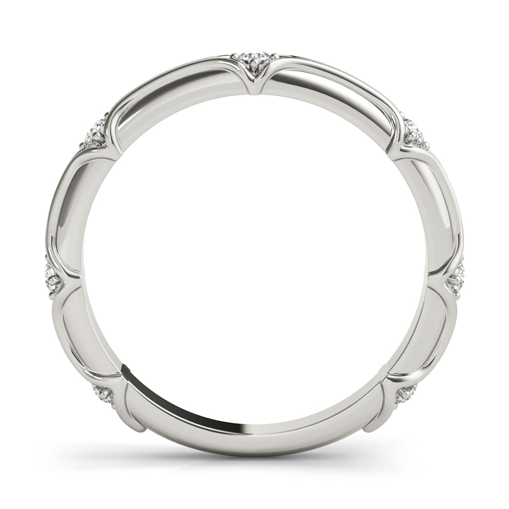 Filigree Diamond Stackable Band – 0.14 ct