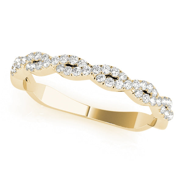 Agathe Twisted Stackable Band