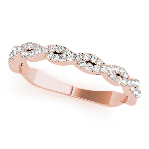 Agathe Twisted Stackable Band
