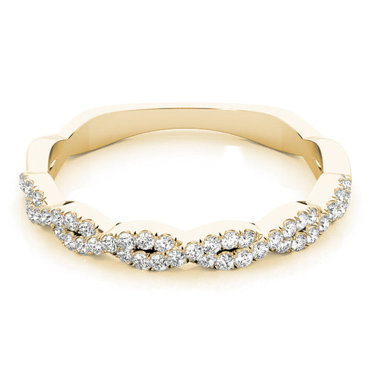 Agathe Twisted Stackable Women's Band