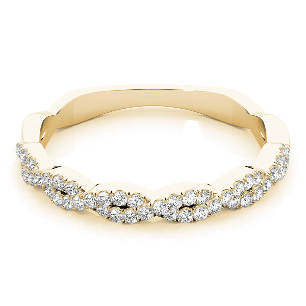 Agathe Twisted Stackable Band