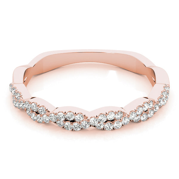 Agathe Twisted Stackable Band