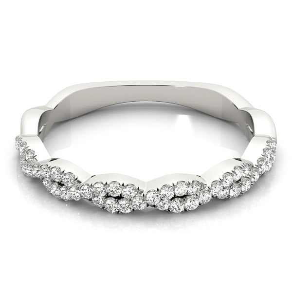 Agathe Twisted Stackable Band