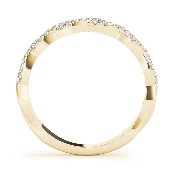 Agathe Twisted Stackable Band