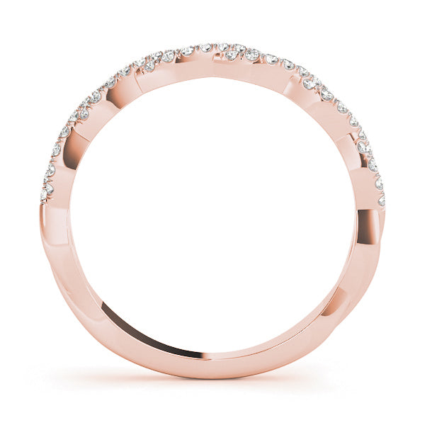 Agathe Twisted Stackable Band
