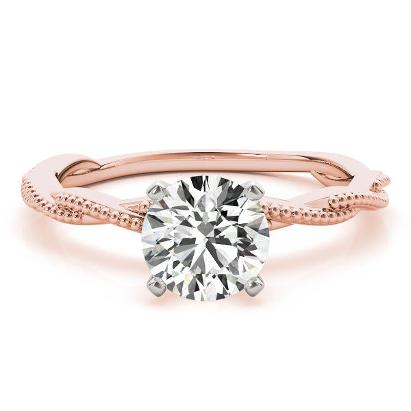 Diane Rope Twist Plain Wedding Band