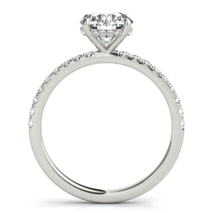 Caroline Round Hidden Halo Engagement Ring