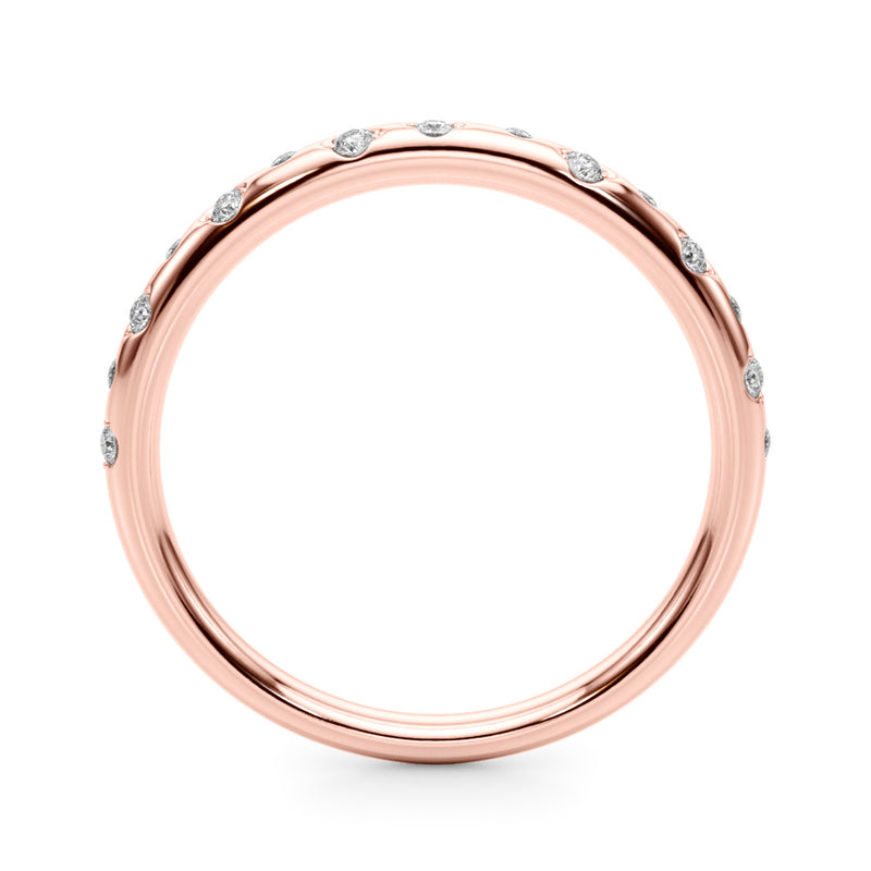 Michele Stackable Diamond Half Eternity Band
