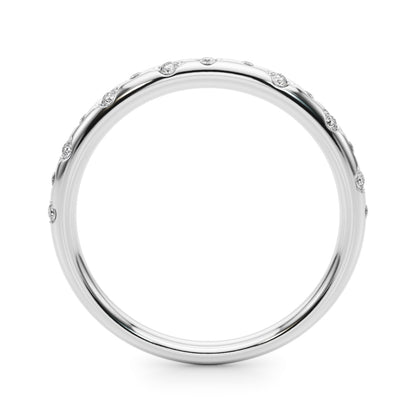 Scattered Diamond Wedding Band – 0.08 ct