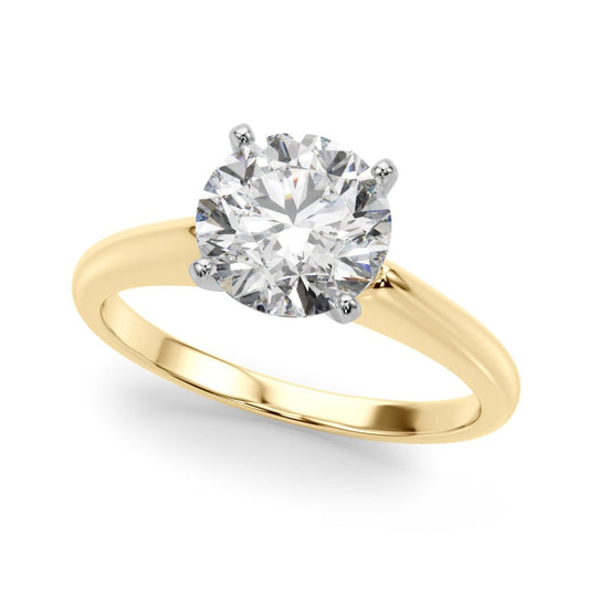 Frida Round Solitaire Engagement Ring