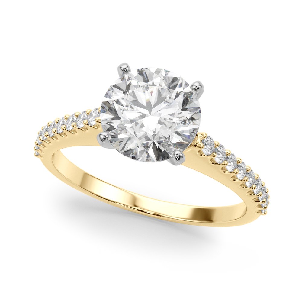 Delia Single Row Engagement Ring
