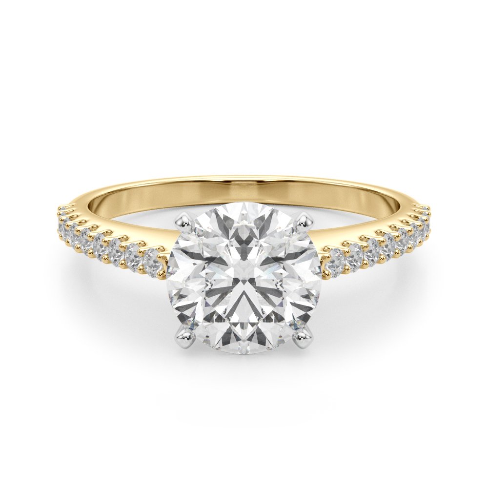 Delia Single Row Engagement Ring