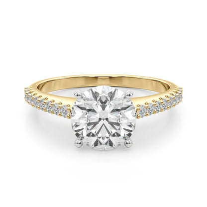 Delia Single Row Engagement Ring