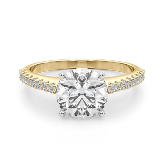 Delia Single Row Engagement Ring