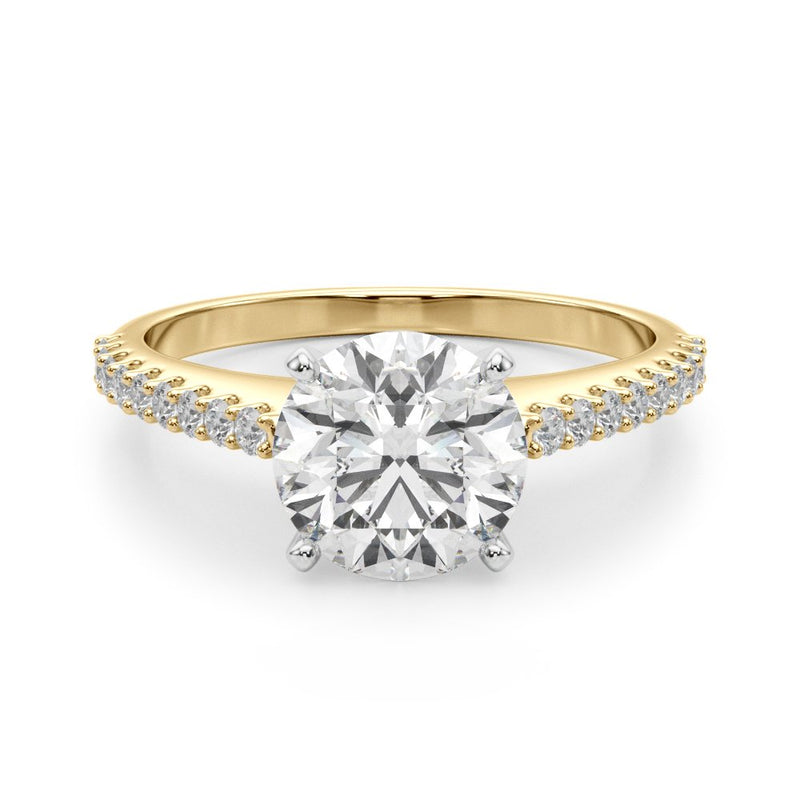 Delia Single Row Engagement Ring