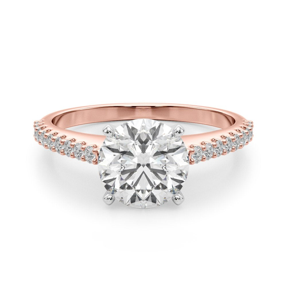 Delia Single Row Engagement Ring