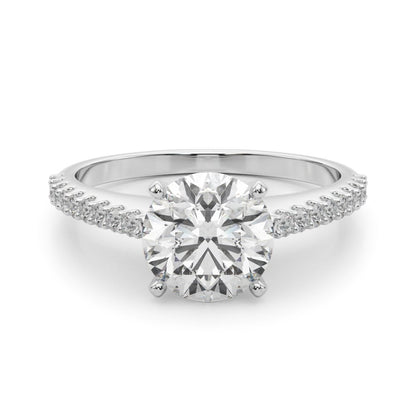 Delia Single Row Engagement Ring