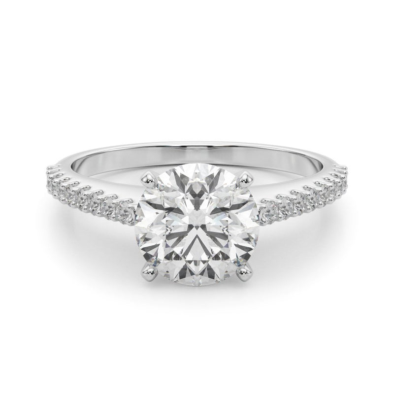 Delia Single Row Engagement Ring