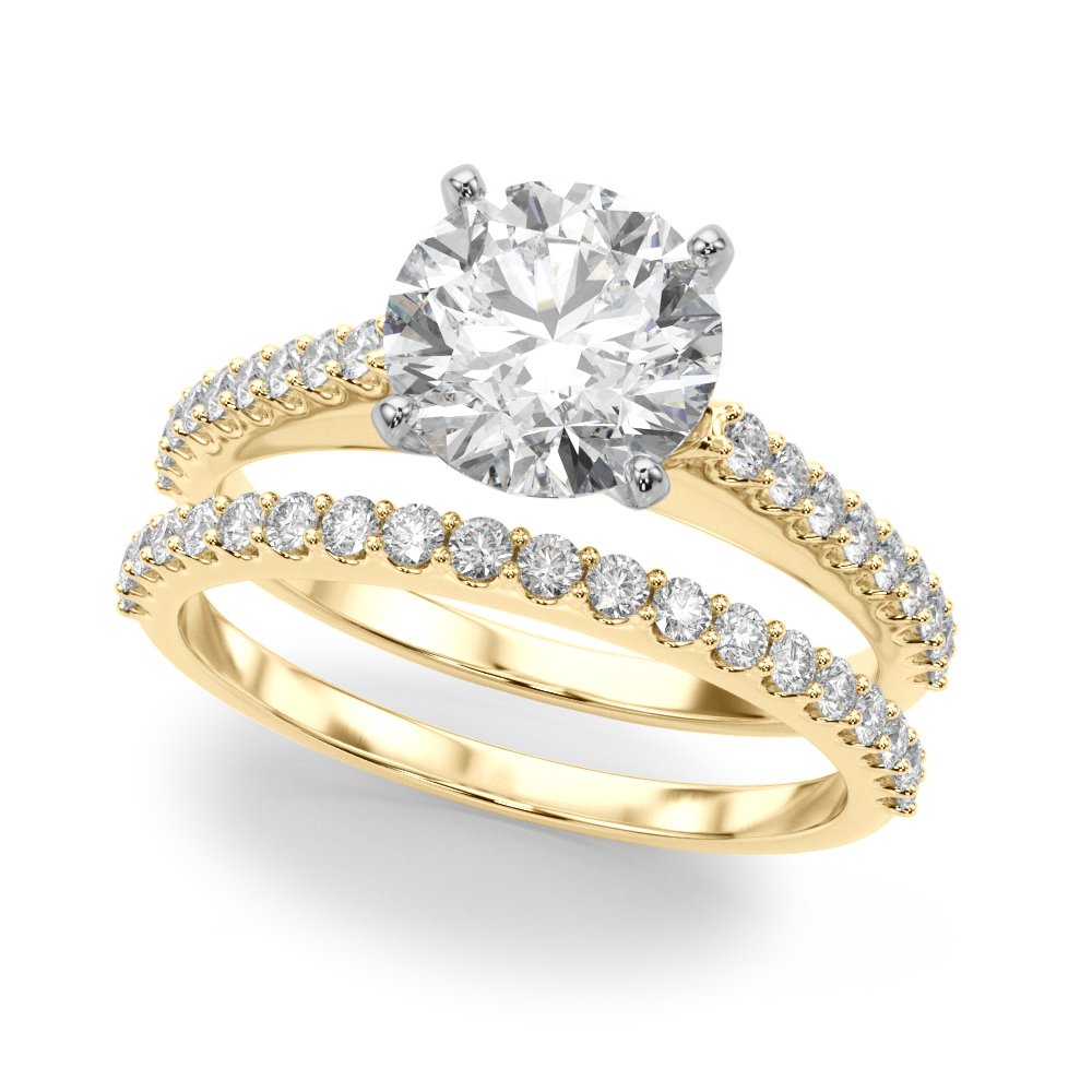 Delia Single Row Engagement Ring