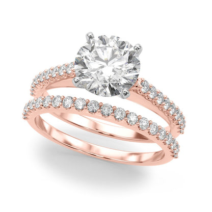 Delia Single Row Engagement Ring