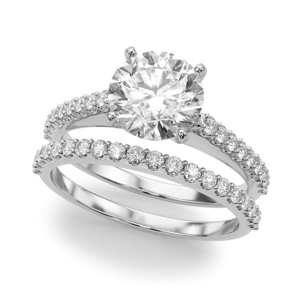 Delia Single Row Engagement Ring