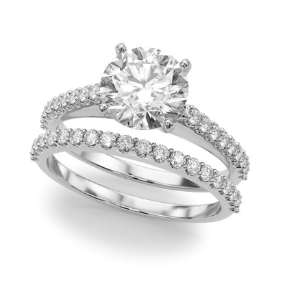 Delia Single Row Engagement Ring