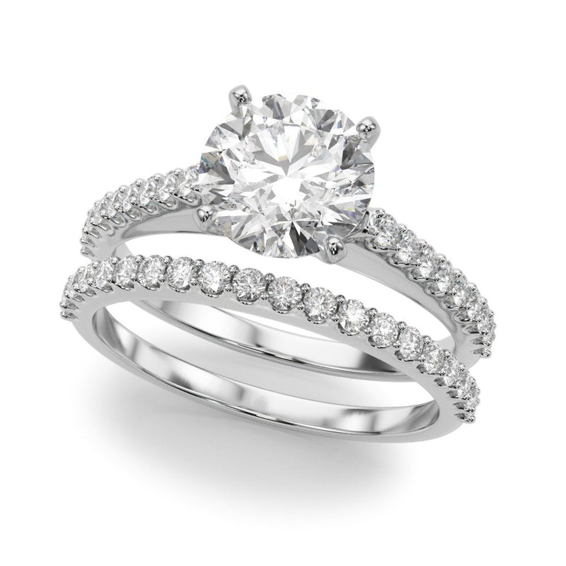 Delia Single Row Engagement Ring