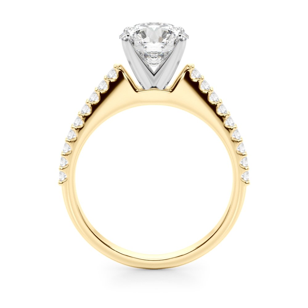 Delia Single Row Engagement Ring