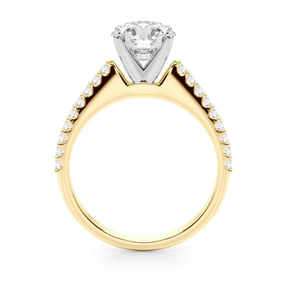 Delia Single Row Engagement Ring