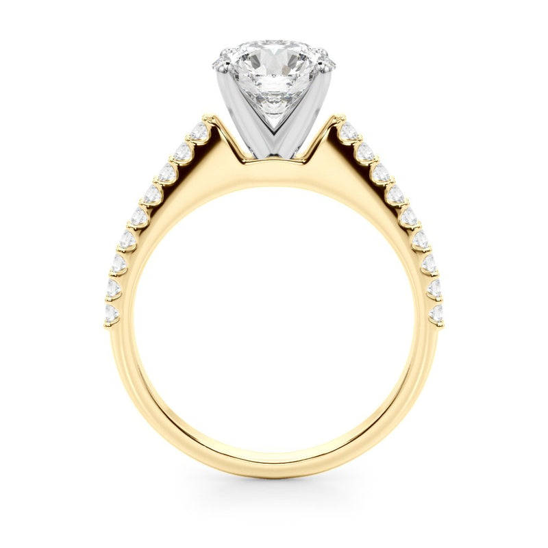 Delia Single Row Engagement Ring