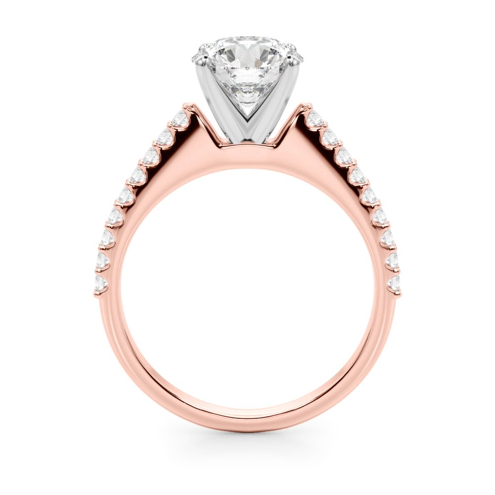Delia Single Row Engagement Ring