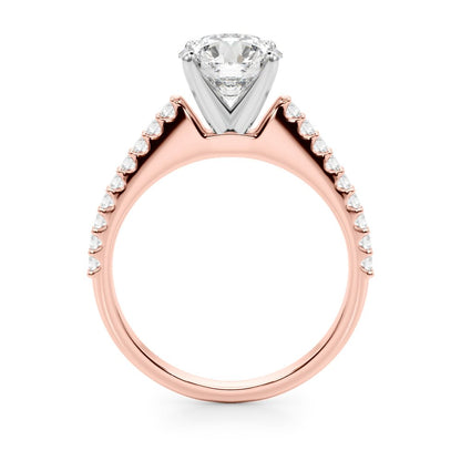 Delia Single Row Engagement Ring