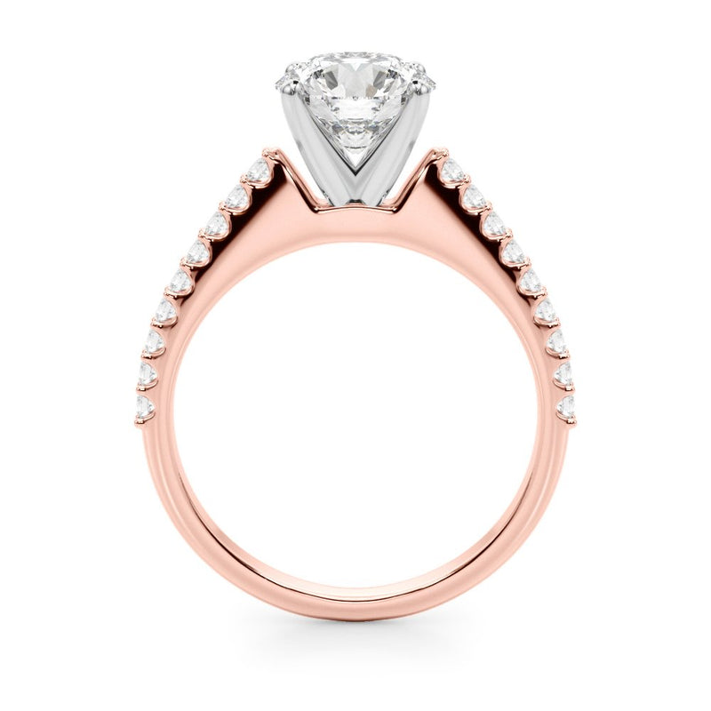 Delia Single Row Engagement Ring