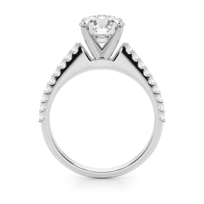 Delia Single Row Engagement Ring