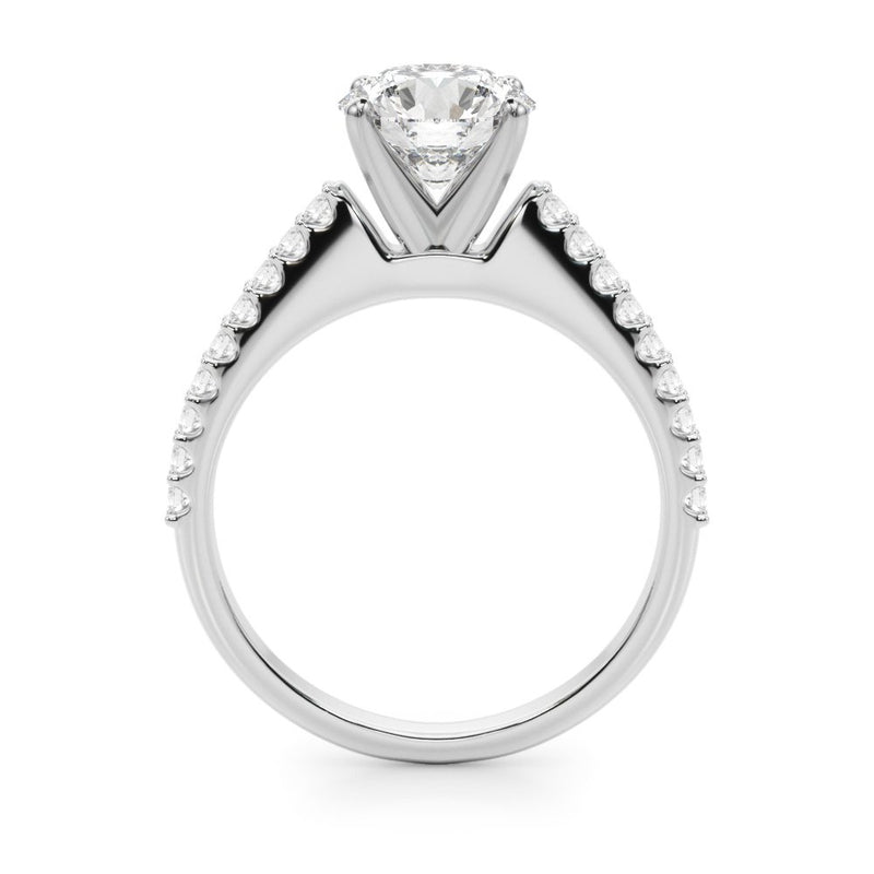Delia Single Row Engagement Ring
